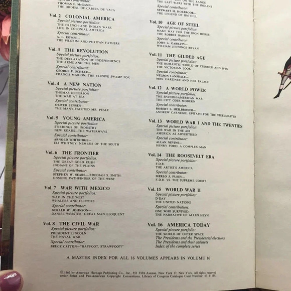 vintage American Heritage volume 3 the revolution book 1963 - Picture 7 of 10